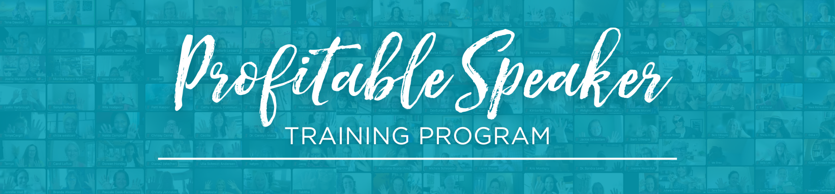 Profitable Speaker Training Program